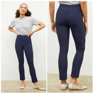MM Lafleur Pant Women's 6 Dark Navy Blue Business Office Straight Leg